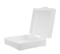 Boîte de Rangement Numérotés 25 Compartiments pour Lames de Microscope | Fenêtre Transparente Dessus, Organisation Serrée, pour Étudiants en Biologie et Pathologistes