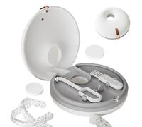 Boîte de rangement orthodontique - Cas de support de retenue, protection pour appareils dentaires | Organisateur d'accolades pour aligneurs clairs, garde de nuit, rangement pour embout buccal