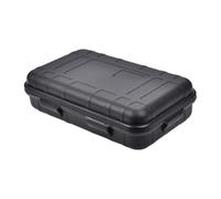 Boîte de Rangement Outils Polyvalente Étanche pour Survie Extérieure | PP Noir, Insert Mousse Amortissante, Design Scellé, Transport Compact pour Couteaux et Petits Appareils