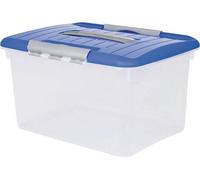Boîte de rangement Panier Boîte en plastique avec couvercle Bac multifonctions d'une capacité de 15 litres Curver Optima