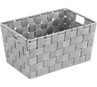 Boîte de rangement Panier de salle de bain Wenko Adria Gris Plastique 20 x 30 x 15 cm