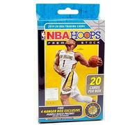 Boîte de rangement Panini Hoops 2019/20 Premium Stock NBA Basketball Hanger Box (20 cartes/boîte)