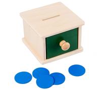Boîte De Rangement Permanente Montessori Pour Objets, Matériel Préscolaire, Avec Plateau, Boule, Pratique, Coordination ¿Il-Main, Jouets D'Éducation Précoce