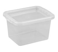 Boîte de rangement - PLAST TEAM - BASIC BOX 8L - Transparent - PPR - (L)328 x (P)250 x (H)190 mm