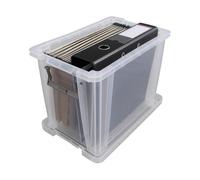 Boîte de rangement plastique 18,5 L incolore