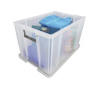 Boîte de rangement plastique 85 L incolore