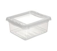 keeeper Petite boîte de rangement Système de contrôle d'air 1,7 L Transparent avec couvercle