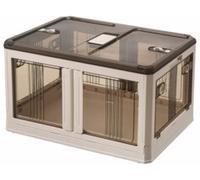 Boîte de rangement pliable à roulettes 85 L AB-120 - coloris blanc XCase