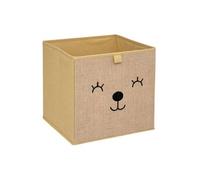 Atmosphera - Bac de rangement enfant motif animal 29x29cm
