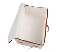 Boîte de rangement pliable avec couvercle pour l'organisation des vêtements - Poubelle pliable de grande capacité pour chambre à coucher, salon ou sous le lit (8 l)