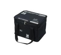 Boîte de rangement pliable de grande capacité 30 L/42 L en tissu Oxford imperméable pour la cuisine en plein air, la randonnée, les pique-niques, les sacs à dos, Noir , 30L