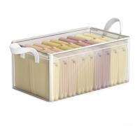 Boîte de rangement pliable en tissu avec compartiments superposés pour vêtements et pantalons, organiseur de garde-robe domestique pour maximiser l'espace et l'ordre (sans couverture)