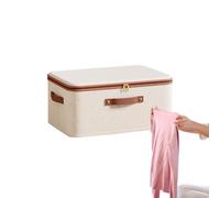 Boîte de rangement pliable en tissu de grande capacité | Cube de rangement pour vêtements, serviettes, salon, chambre à coucher, maison, voyage