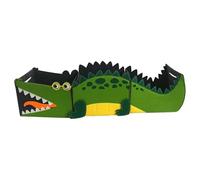 Boîte de rangement pliable - Grande poubelle en feutre à motif crocodile, panier de rangement en tissu pliable pour l'organisation des | Organisateur de polyvalent pour en peluche