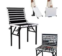 Boîte de rangement pliable pour bijoux, valise mobile en alliage d'aluminium, table d'affichage de montre portable pour la vente de colliers, bagues, boucles d'oreilles, stands de broderie