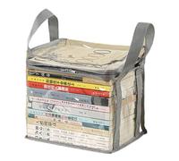 Boîte de rangement pliable pour livres - Étanche - Organisateurs transparents - Pour la maison - Étanche - Livre de jouets pliable pour la maison