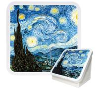 Boîte de rangement pliable pour serviettes et vêtements,étagères murales sans perçage pour salle de bain, gain de place,idéale pour la buanderie ou la cuisine d'une résidence étudiante (Nuit étoilée)