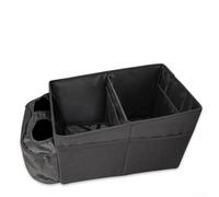 Boîte de rangement pliable pour siège de voiture avec séparateurs et porte-gobelets, convient pour les sièges avant ou arrière, conçue pour organiser et voyager en cas de déversement