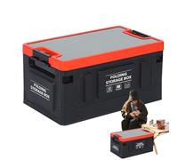 Boîte de rangement pliable pour voiture - Grand organisateur de coffre de 60 l avec besoins de rangement simultanés. Il est fabriqué en matériau ABS et bois de haute qualité, durable et facile à