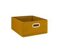 Panier velours 31x15cm ""Mix N' Modul"" jaune moutarde - 5 five simply smart