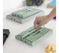 Boîte de rangement pliantes et empilables InnovaGoods Boxtor (x3) Vert TU
