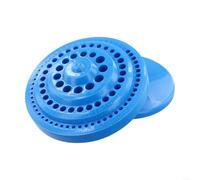 Boîte de rangement portable avec 80 trous pour le rangement des forets et la gestion des petits outils, fabriquée à partir de plastique robuste pour une durabilité accrue