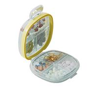 Boîte de rangement portable de 7 jours avec design étanche pour le voyage et le rangement pratique des pilules