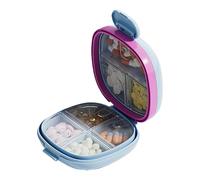 Boîte de rangement portable de 7 jours avec design étanche pour le voyage et le rangement pratique des pilules