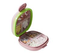 Boîte de rangement portable de 7 jours avec design étanche pour le voyage et le rangement pratique des pilules