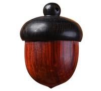 Boîte de rangement portable en bois de pin pour pilules compactes et élégantes pour les voyages et l'extérieur