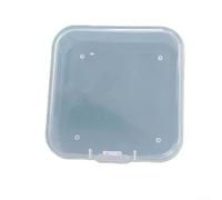 Boîte de rangement portable en plastique transparent avec compartiments pour organiser efficacement vis, petits outils et accessoires électroniques (5,5 x 5,5 x 2 cm)