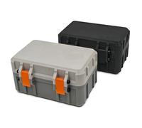 Boîte de rangement portable étui de protection pour DJI Osmo Action 5Pro/Action 4 étui de transport étanche pour DJI Action 3 Accessoires de caméra de sport, Blanc + gris., Boîte de rangement portable