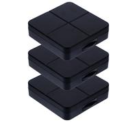 Boîte de Rangement Portable Noire pour Lentilles de Contact 3 Sets Pp | Étui de Voyage Compact, Protège les Yeux des Dommages, Format Pratique pour Transport Quotidien