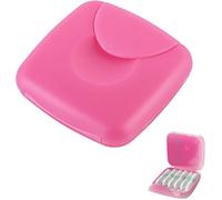 Boîte De Rangement Portable Pour Femme,Boîte De Rangement Pour Tampons Et Tampons,Boîte À Tampons Pour Les Déplacements,Pour Tampons Sanitaires,Boîte De Rangement Pour Préservatifs,Rose