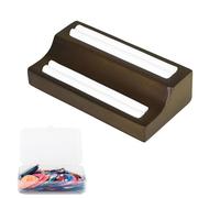 Boîte de rangement portable pour médiators de guitare avec 100 médiators - Support léger pour la pratique des musiciens