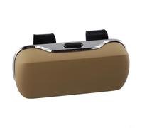 Boîte de rangement portable pour pare-soleil de voiture conçue pour un ajustement sûr sur la plupart des pare-soleils pour plus de commodité de conduite (beige)
