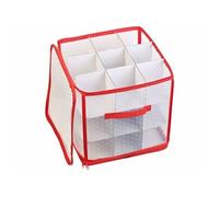 Boîte de rangement pour 27 boules de Noël Ø 10 cm [Infactory]