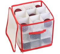 : Boîte de rangement pour 27 boules de Noël Ø 10 cm