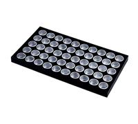 Boîte de rangement pour accessoires 25/50 compartiments avec boîtes en aluminium transparent pour une identification facile des perles, goujons, unguis art