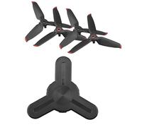 Boîte de Rangement pour Accessoires d'hélices pour DJI FPV, étui de Transport d'accessoires Portables, Anti-Chute, résistant à l'usure, boîte de Protection (Boite de Rangement + 2 Paires d'hélices)