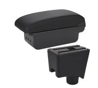 Boîte de rangement pour accoudoir Accessoires Boîte Rangement D’accoudoir Console Centrale Voiture Pour R&enault Pour Sandero Pour Logan 2(B2 Ligne noire 3USB)