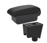 Boîte de rangement pour accoudoir Boîte Rangement Accoudoir Console Centrale De Voiture Accessoires Pour R&enault Pour Sandero Pour Logan 2(C2 ligne noire Pas d'USB)
