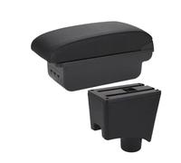 Boîte de rangement pour accoudoir Boîte Rangement Accoudoir Console Centrale Voiture Accessoires Pour R&enault Pour Sandero Pour Logan 2(B2 Ligne noire 3USB)