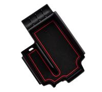 Boîte De Rangement Pour Accoudoir De Voiture, Support De Console Centrale, Accessoires Pour BMW Série 5 G30 G31 (2020-2023) Intérieurs Autocollant(ROUGE)