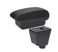 Boîte de rangement pour accoudoir Pour R&enault Pour Captur Pour Clio 3 III IV 4 Boîte De Rangement Accoudoir De Voiture Accessoire Intérieur(B3 noir blanc 3USB)