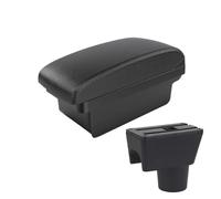 Boîte de rangement pour accoudoir Pour R&enault Pour Duster Pour Oroc 2012-2018 Console Centrale Voiture Accoudoir Boîte Rangement Intérieur(Ligne noire A2 SANS USB)