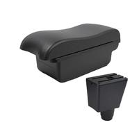 Boîte de rangement pour accoudoir Pour R&enault Pour Logan 2 Pour Sandero 2 Boîte Rangement Accoudoir Voiture Accessoires Intérieurs(Ligne noire A2 SANS USB)