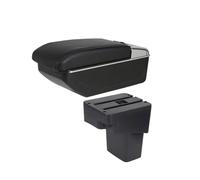 Boîte De Rangement Pour Accoudoir Voiture, Pour, Pièces Rénovation, Accessoires USB, Détails Intérieurs Pour NISSAN Juke 2010 - 2019 Accoudoir de siège(B-black black line)