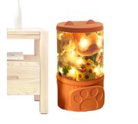 Boîte de rangement pour animaux - Organiseur de jouets LED empilable - Support pour animaux en peluche - Tube de rangement spacieux pour chambre d'enfant - Organisateur de rangement multifonction pour