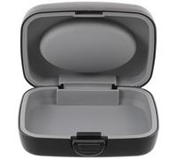 Boîte de Rangement pour Appareil Auditif, Étui de Protection, Coque Dure | Silicone ABS Pvc, Fermeture à Bouton Poussoir, Amortisseur Intégré, pour Déplacements et Consultations Médicales